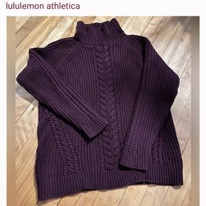 LULULEMON ATHLETICA being the cozy sweater